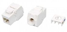 Модули Keystone Jack Hyperline KJ8-8P8C-C6-180-TLS-WH