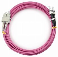 Патч-корды оптические Cabeus FOP-50-OM4-SC-ST-7m