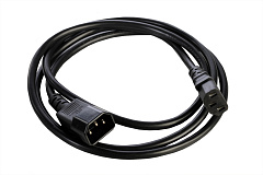 Rem R-10-Cord-C13-C14-3 Шнур (кабель) питания с заземлением IEC 320 C13 - IEC 320 C14, 3х1.0 кв.мм,