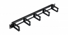 Кабельные организаторы (органайзеры) NIKOMAX NMC-OP530H-1U-BK-2