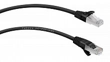 Патч-корды Cabeus PC-FTP-RJ45-Cat.5e-0.5m-BK-LSZH