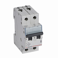 LEGRAND 403874 Автоматический выключатель TX3 6000, 10 кА, тип характеристики B, 2П, 230/400 В~, 16А