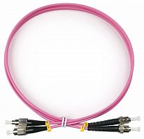 Патч-корды оптические Cabeus FOP-50-OM4-FC-ST-1m