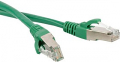 HYPERLINE PC-LPM-STP-RJ45-RJ45-C5e-0.5M-GN Патч-корд F/UTP, экранированный, Cat.5е, 0.5 м, зеленый