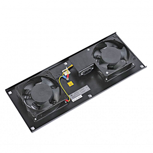 Аксессуары для шкафов и стоек Cabeus TRAY-FAN2-BK