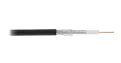 NETLAN UEC-C2-32123B-BK-3 Кабель ULAN коаксиальный, RG-6 (75 Ом), одножильный, CCS (омедненная сталь