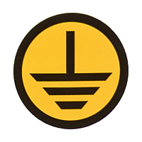 EKF an-1-04 Знак безопасности Земля (круглый) d=20мм