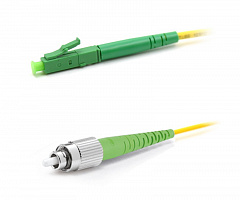 Hyperline FC-S2-9-LC/AR-ST/AR-H-1M-LSZH-YL Патч-корд волоконно-оптический (шнур) SM 9/125 (OS2)