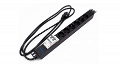 DANNMAN SDF19-6SH-B-1x16-2.5EU Блок розеток для 19