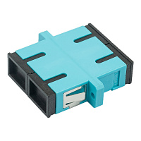 Datarex DR-541023 Адаптер оптический проходной SC-SC, OM3, дуплекс (duplex), бирюзовый