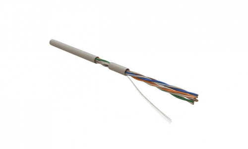 Кабель витая пара Hyperline UUTP4R-C5E-S24-IN-PVC-GY-305