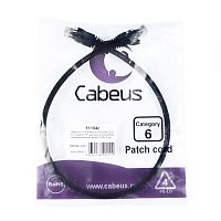 Патч-корды Cabeus PC-UTP-RJ45-Cat.6-0.5m-BK-LSZH