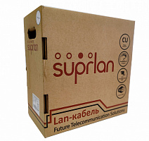 SUPRLAN Premium 01-0311-2 Кабель витая пара UTP 5e 4x2x0,51 Cu PE Out. 305м (RUS)