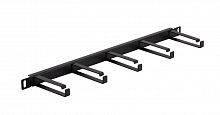 Кабельные организаторы (органайзеры) Cabeus JB08-0,5U-BK
