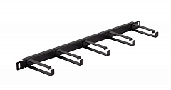 Cabeus JB08-0,5U-BK Кабельный органайзер горизонтальный 19