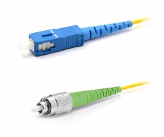 LANMASTER LAN-ST-SC/SAU-7.0 Патч-корд оптический, LSZH, симплексный, ST/APC-SC/UPC, SM OS2, 7.0 м