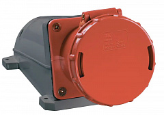 IEK PSR12-063-5 Розетка стац. ССИ-135 63А-6ч 380В 3P+PE+N IP54