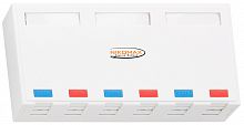 Корпуса розеток NIKOMAX NMC-MB6P-ST-WT