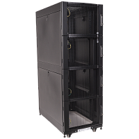 LANMASTER LAN-DC-CBP4-48Ux6x10 Шкаф DCS 48U 600x1070 мм, 4 секции, двери с перфорацией