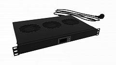 DANNMAN TRFA-MICR-3F-RAL9005 Модуль вентиляторный, 3 вентилятора, термостат и датчик температуры