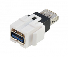 Eurolan 16B-US-03WT Розеточный модуль USB Keystone 3.0 тип A