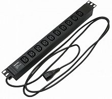 Блоки силовых розеток Hyperline SHE19-10IEC-2.5IEC