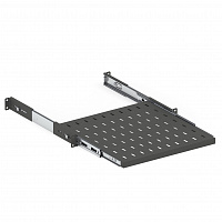 DANNMAN SSH-1U-800-RAL9005 Полка выдвижная до 30кг, 485х820мм, черная