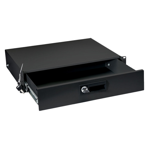 Полки для шкафов и стоек Cabeus DRW-2U-BK