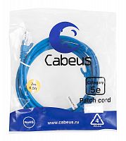 Патч-корды Cabeus PC-UTP-RJ45-Cat.5e-2m-BL-LSZH