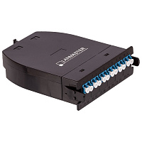 LANMASTER LAN-MCSB-1M-12LC/OS2 MPO кассета OS2, 12xLC, тип B, низкие потери, черная