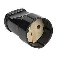 EKF ASG10-30 Гнездо штепсельное б/з черн. 10А 250В PROxima