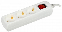 IEK WYP10-10-03-05-ZK-G Удлинитель У03В 3 места 2P+PE/5м 3х1мм2 10А/250В GENERICA