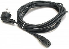 Cabeus PC-186-VDE-5M Кабель питания компьютера IEC 320 C13 - Schuko, 3x0.75 кв.мм, 6А, 5 м, черный