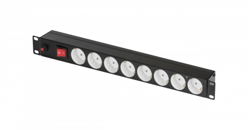 Блоки силовых розеток TLK TLK-RS08MF1-BK