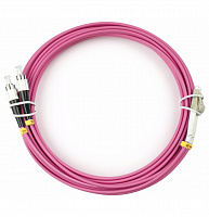 Cabeus FOP-50-OM4-LC-FC-25m Шнур оптический duplex LC-FC 50/125 mm OM4 25м LSZH