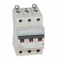 LEGRAND 407857 Авт.выкл.DX3 3П С10A 6000/10kA