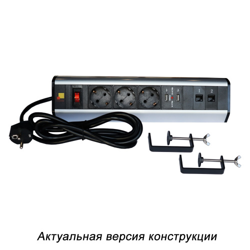 Сетевые фильтры и удлинители LANMASTER LAN-WA-DC/3G+2UC+2C6