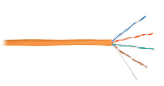 NIKOMAX NKL 4100C-OR Кабель NIKOLAN U/UTP 4 пары, Кат.5e (Класс D), тест по ISO/IEC, 100МГц