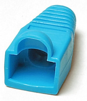 Hyperline BOOT-BL-10 Изолирующий колпачок для разъемов RJ-45, Ø 6.0 мм, синий (10 шт.)