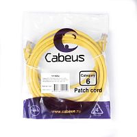 Патч-корды Cabeus PC-UTP-RJ45-Cat.6-3m-YL-LSZH