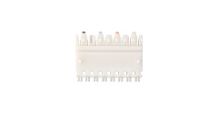 NIKOMAX NMC-CC110UD4 Коннектор 110 типа, Кат.5е, (Класс D), 100МГц, 4 пары, белый - гарантия: 5 лет